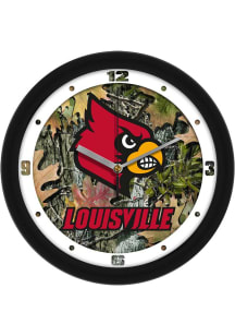 Louisville Cardinals 11.5 Camo Wall Clock