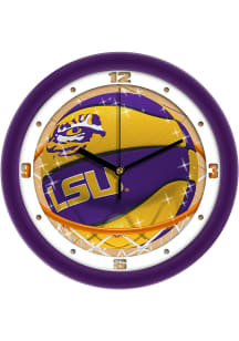 LSU Tigers 11.5 Slam Dunk Wall Clock