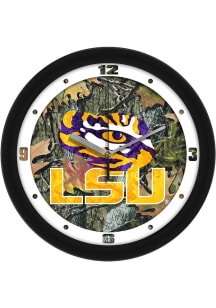 LSU Tigers 11.5 Camo Wall Clock