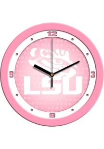 LSU Tigers 11.5 Pink Wall Clock