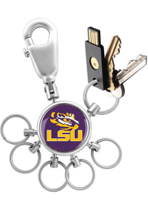 LSU Tigers 6 Ring Valet Keychain