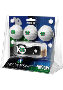 Marshall Thundering Herd Ball and Spring Action Divot Tool Golf Gift Set
