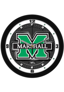 Marshall Thundering Herd 11.5 Carbon Fiber Wall Clock