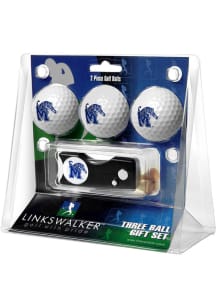 Memphis Tigers Ball and Spring Action Divot Tool Golf Gift Set