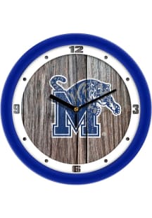 Memphis Tigers 11.5 Weathered Wood Wall Clock
