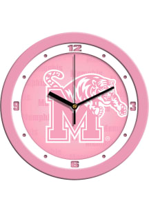 Memphis Tigers 11.5 Pink Wall Clock