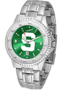 Competitor Steel Anochrome Michigan State Spartans Mens Watch - Silver