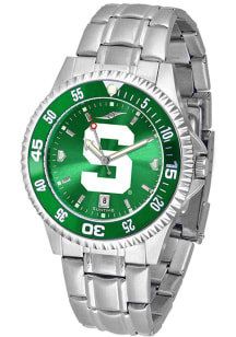 Competitor Steel AC Michigan State Spartans Mens Watch - Silver