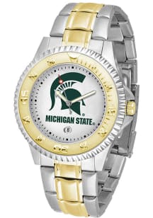 Competitor Elite Michigan State Spartans Mens Watch - Silver