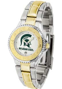 Competitor Elite Michigan State Spartans Womens Watch - Silver