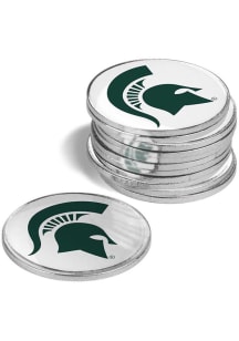White Michigan State Spartans 12 Pack Golf Ball Marker