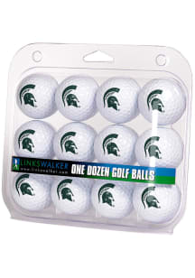 Michigan State Spartans One Dozen Golf Balls