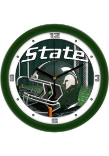 Michigan State Spartans 11.5 Football Helmet Wall Clock