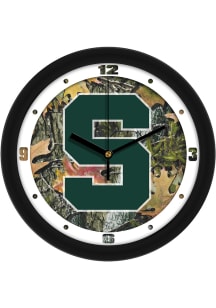 Green Michigan State Spartans 11.5 Camo Wall Clock
