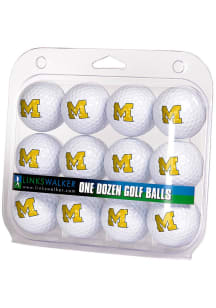 Michigan Wolverines One Dozen Golf Balls
