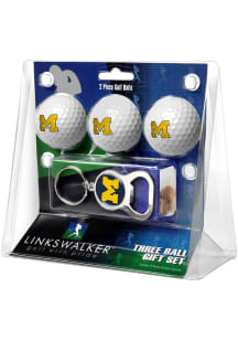 Michigan Wolverines Ball and Keychain Golf Gift Set