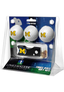 Michigan Wolverines Ball and Spring Action Divot Tool Golf Gift Set