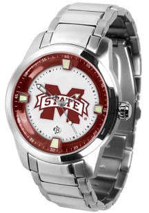 Mississippi State Bulldogs Titan Stainless Steel Mens Watch