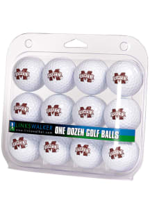 Mississippi State Bulldogs One Dozen Golf Balls