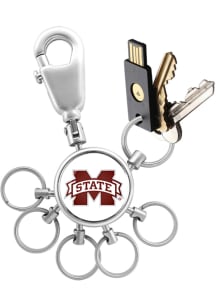 Mississippi State Bulldogs 6 Ring Valet Keychain
