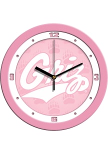 Montana Grizzlies 11.5 Pink Wall Clock
