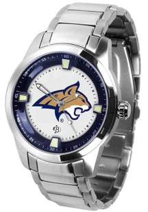 Montana State Bobcats Titan Stainless Steel Mens Watch