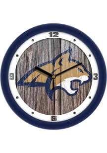 Montana State Bobcats 11.5 Weathered Wood Wall Clock