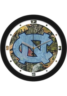 North Carolina Tar Heels 11.5 Camo Wall Clock