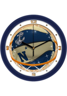 Navy Midshipmen 11.5 Slam Dunk Wall Clock