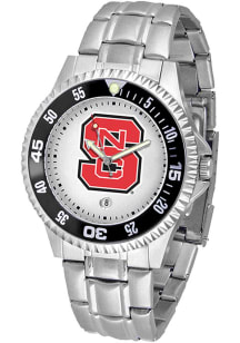 NC State Wolfpack Competitor Steel Mens Watch