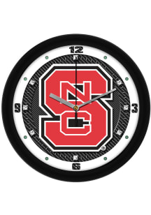 NC State Wolfpack 11.5 Carbon Fiber Wall Clock