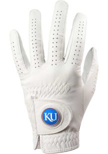 Kansas Jayhawks White Team Logo Golf Gloves