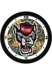 NC State Wolfpack 11.5 Camo Wall Clock