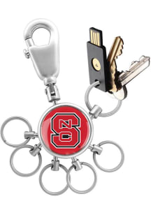 NC State Wolfpack 6 Ring Valet Keychain