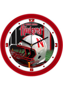 Nebraska Cornhuskers 11.5 Football Helmet Wall Clock