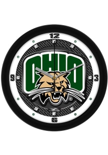 Ohio Bobcats 11.5 Carbon Fiber Wall Clock