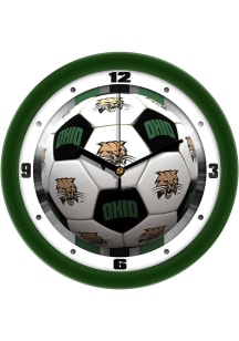 Ohio Bobcats 11.5 Soccer Ball Wall Clock