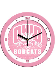 Ohio Bobcats 11.5 Pink Wall Clock