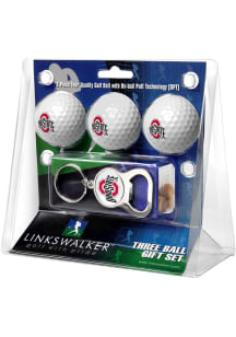 Ohio State Buckeyes Gift Pack with Key Chain Bottle Opener Golf Balls