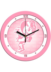 Ohio State Buckeyes 11.5 Pink Wall Clock