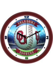 Oklahoma Sooners 11.5 Home Run Wall Clock