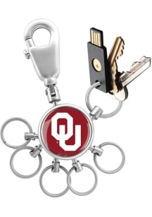 Oklahoma Sooners 6 Ring Valet Keychain