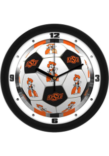 Oklahoma State Cowboys 11.5 Soccer Ball Wall Clock