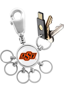 Oklahoma State Cowboys 6 Ring Valet Keychain