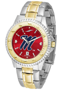 Ole Miss Rebels Competitor Elite Anochrome Mens Watch