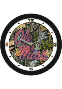 Ole Miss Rebels 11.5 Camo Wall Clock