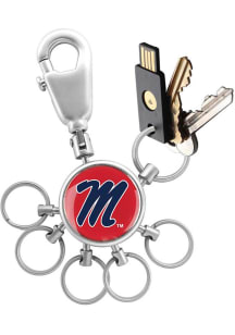 Ole Miss Rebels 6 Ring Valet Keychain