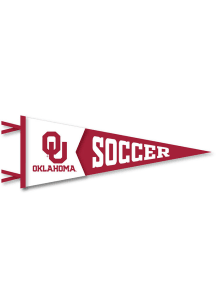 Oklahoma Sooners Soccer Pennant