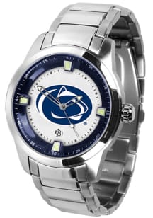 Titan Stainless Steel Penn State Nittany Lions Mens Watch - Silver