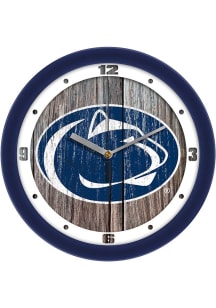 Penn State Nittany Lions 11.5 Weathered Wood Wall Clock
